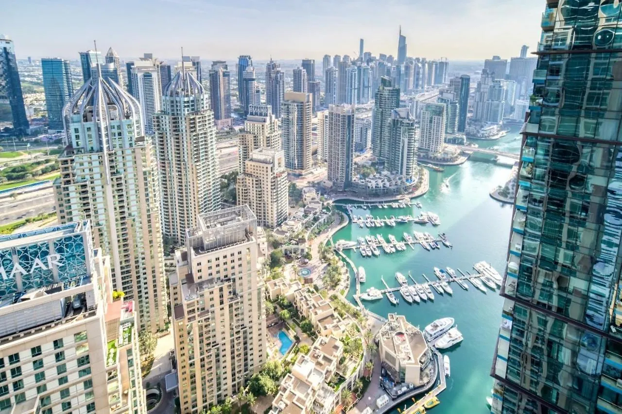 ドバイThe Marina Penthouse Near Jbr 46Th Floorアパートメント