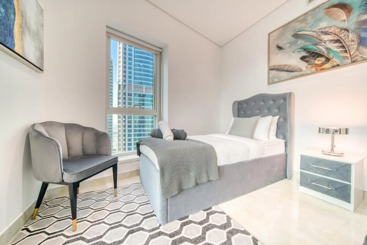 ドバイThe Marina Penthouse Near Jbr 46Th Floorアパートメント アパート